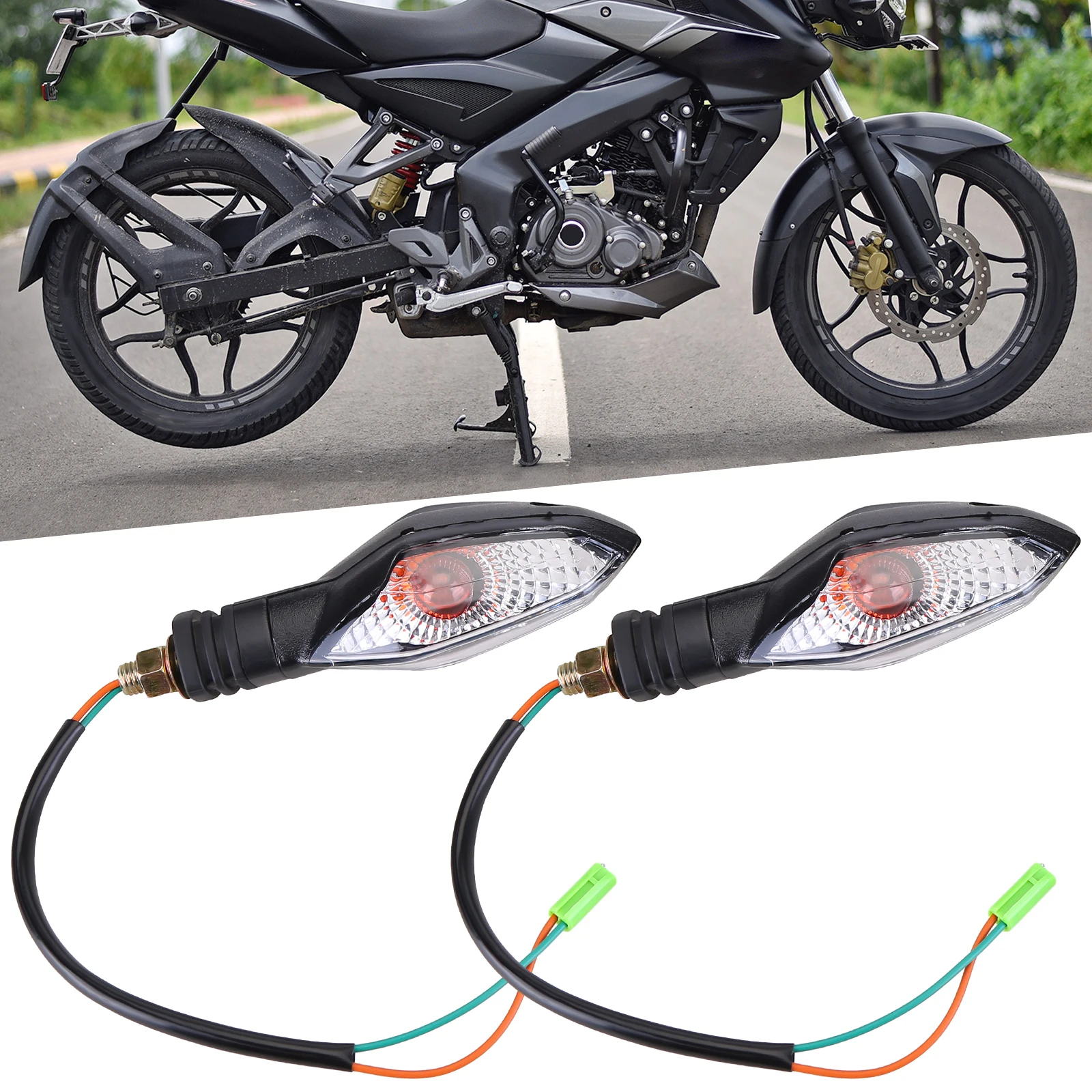 Motorcycle Turn Signal Warning Turn Light Driving Turn Signal Lamp Flashing Stable Compatible For Bajaj Pulsar Ns As 150 160 200