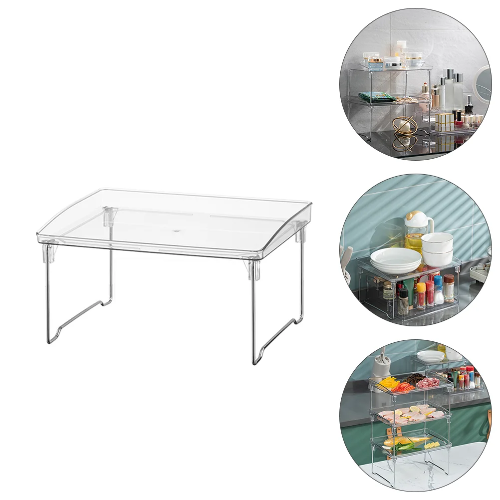 

Folding Shelf Foldable Seasoning Rack Kitchen Organizer Spice Condiment Container Iron Frame for Countertop