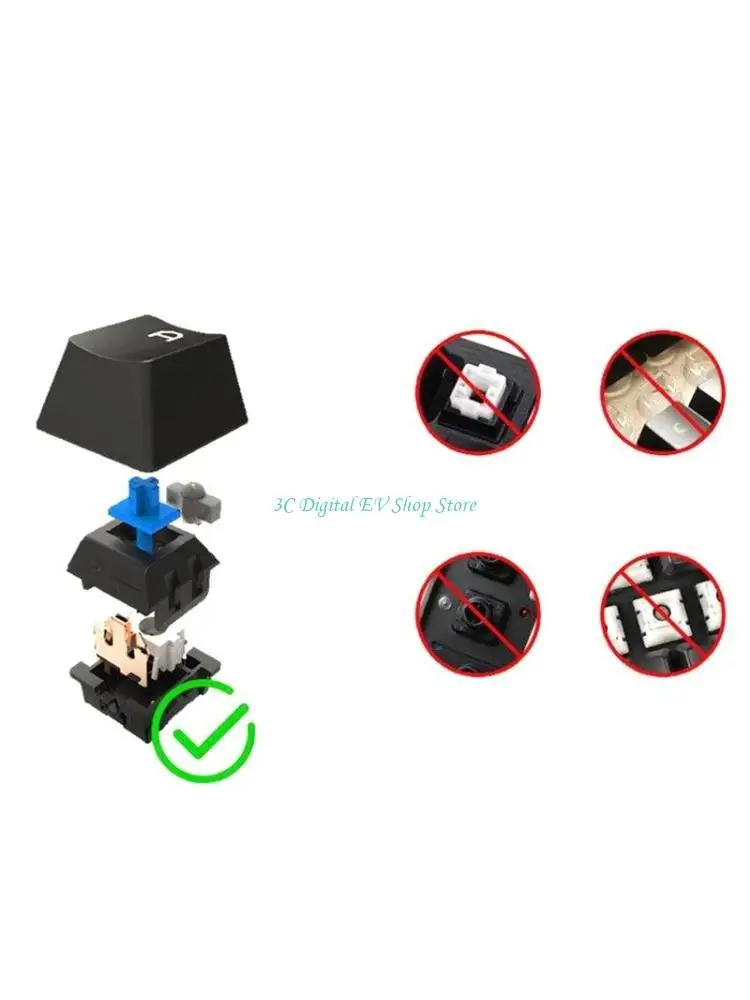 

E74D OEM PBT Keycaps Electronic Game Sublimation for MX Switches Mechanical Keyboard