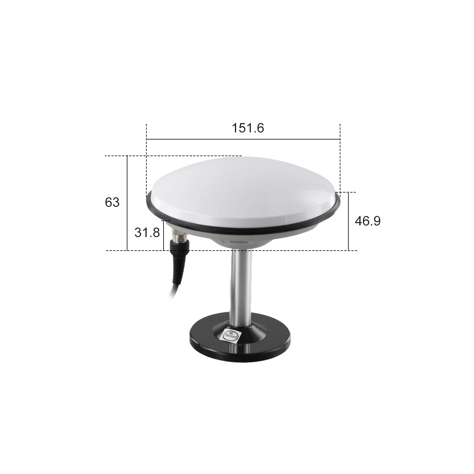 

Agricultural GPS Antenna STARF 107 with Enhanced Low Elevation Gain for Geodetic Surveying and Road Construction