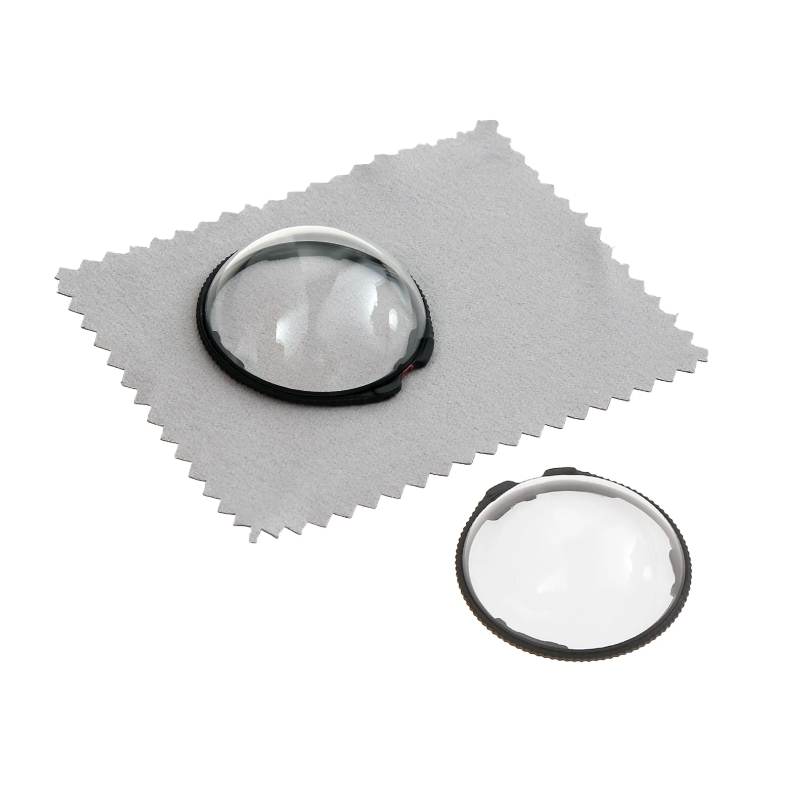 Glass Lens Protector Covers for Insta360 X5 Camera High Transparency Tempered Glass Lens Protector Easy Twist-Lock Anti-scratch