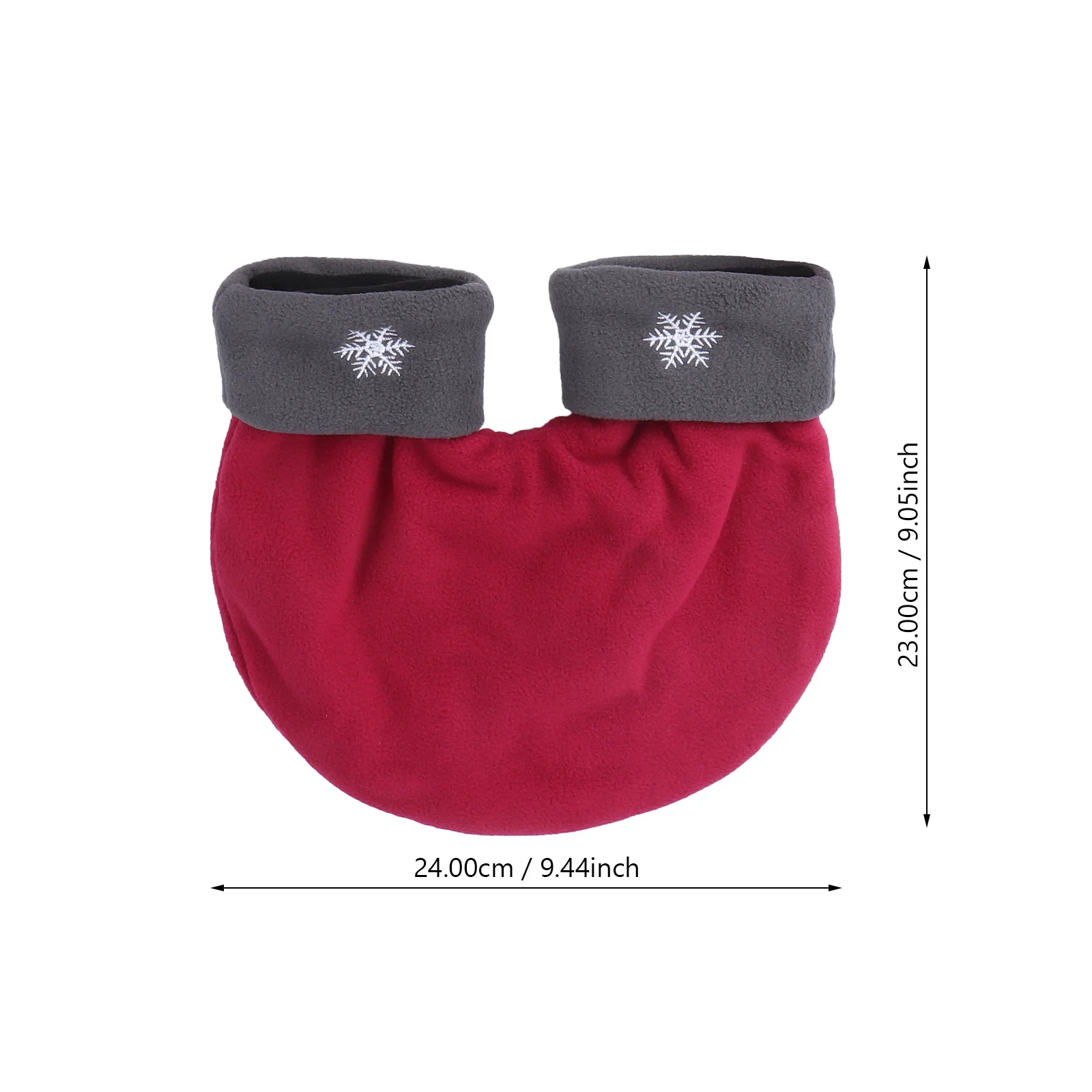 3 Buah Sarung Tangan Pasangan Bulu Polar Tebal Hangat Musim Dingin untuk Pasangan, Hadiah Natal Romantis, Sarung Tangan Pasangan Merah