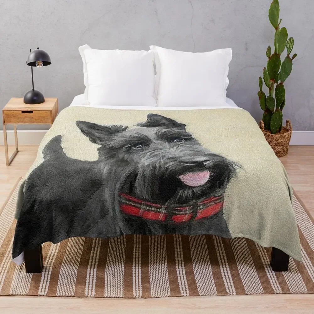 

Scottish Terrier Throw Blanket Decoratives Sofa valentine gift ideas Blankets