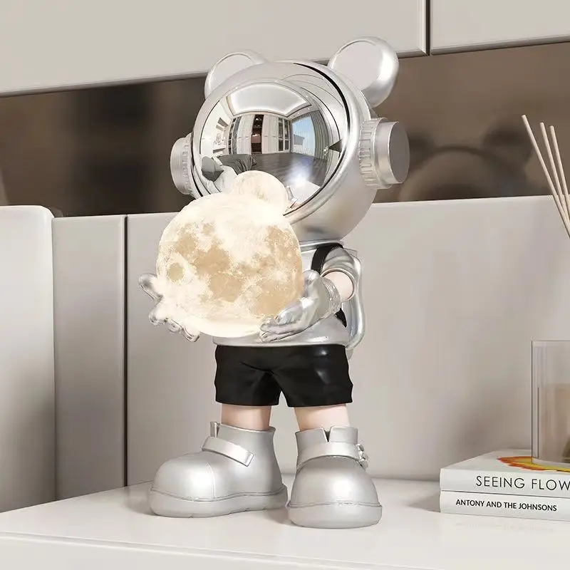 Veilleuse d'astronaute, ornement créatif, luxe, haut de gamme, décoration de salon, chambre à coucher, lumière décorative