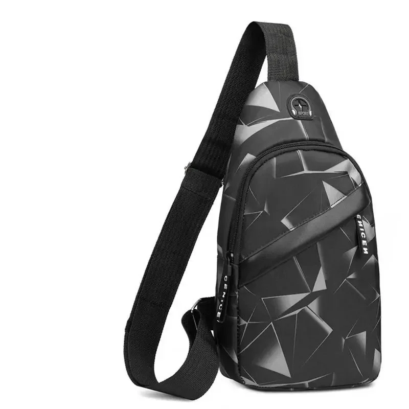 Brusttasche, lässige wasserdichte Umhängetasche für Herren, trendige Sporttasche, multifunktionale kleine Tasche, Umhängetasche – Detail 3