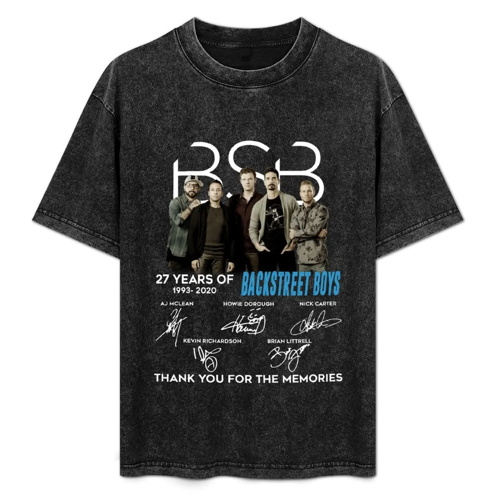 Camiseta con diseño de estampado simple para los 27 años de Backstreet Boys 1993 2020 Dna World Tour Backstreet Boys 2019 2020