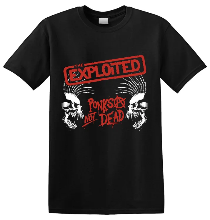 The Exploited 'Punks Not Dead Skulls' T Shirt