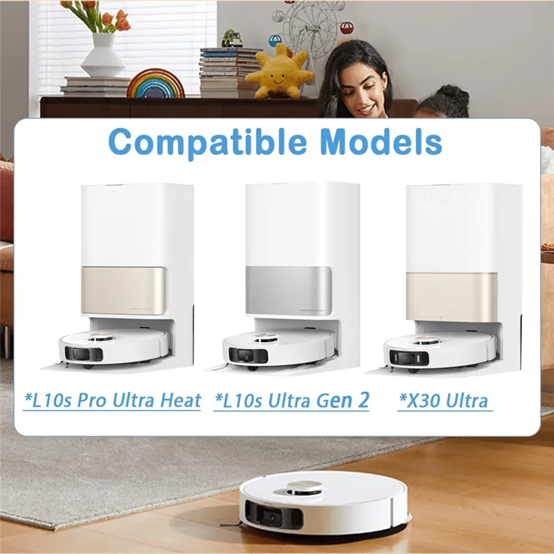 

ABJO-аксессуары для Dreame L10s Pro Ultra Heat/X30 Ultra, основная боковая щетка, фильтр Hepa, швабра, тканевые мешки для пыли, запасные части