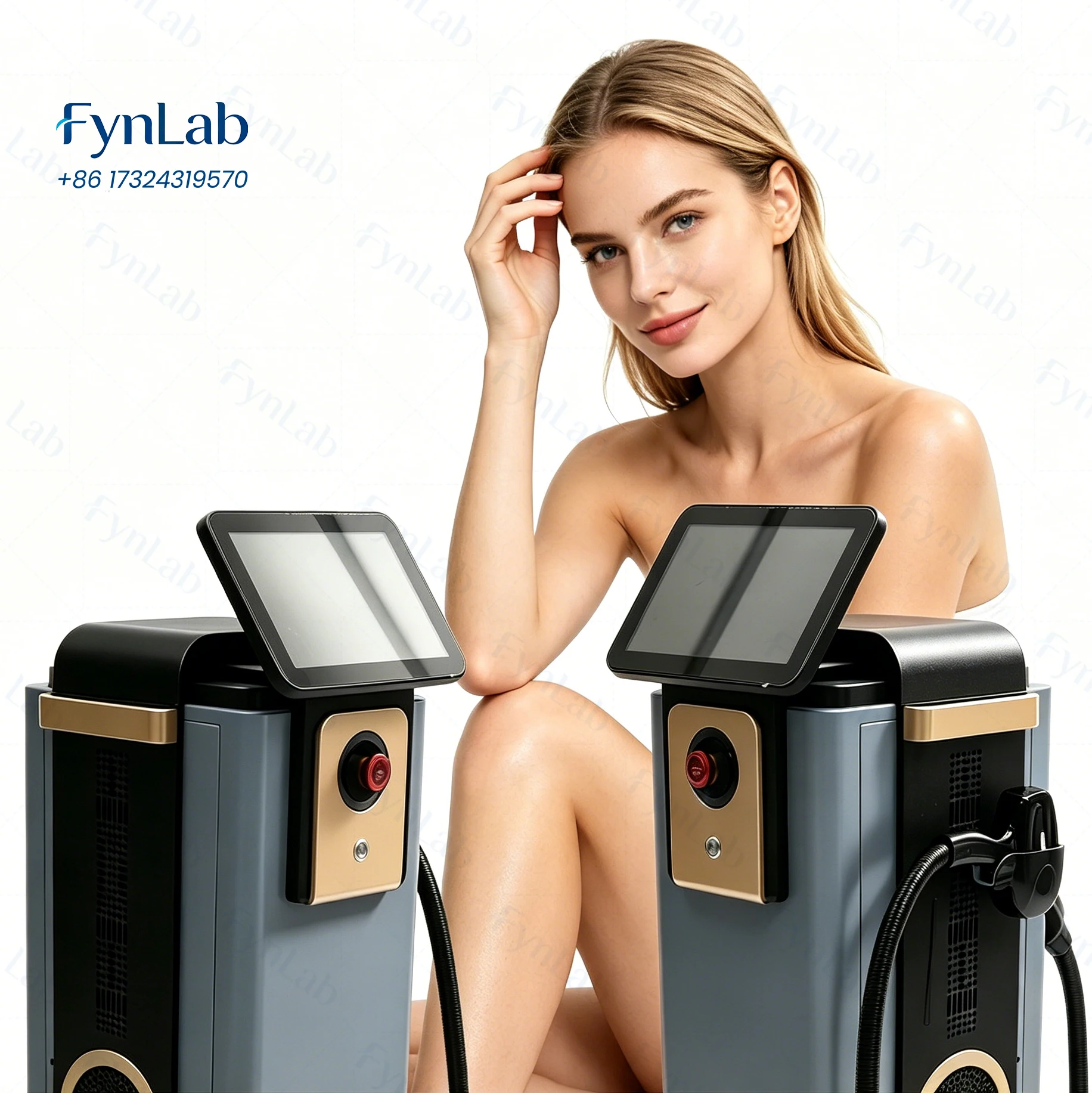 

3 Wavelength 755/808/1064nm Diode Laser Hair Removal Beauty Machine Ice Cooling Handle 2000W Professional Hair Reduction