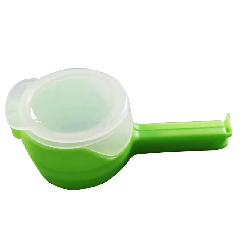 3pcs/set Food Preserving Bag Closure Clip Oat Dispense Spout Snack Bag Clip Moisture Seal Clip