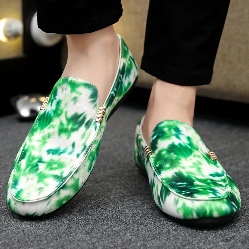 

2025 Spring/Autumn Fashion Trends Men's Shoes Colourful Green Men's Casual Shoes Fashionable Oversized Men's Student Shoes