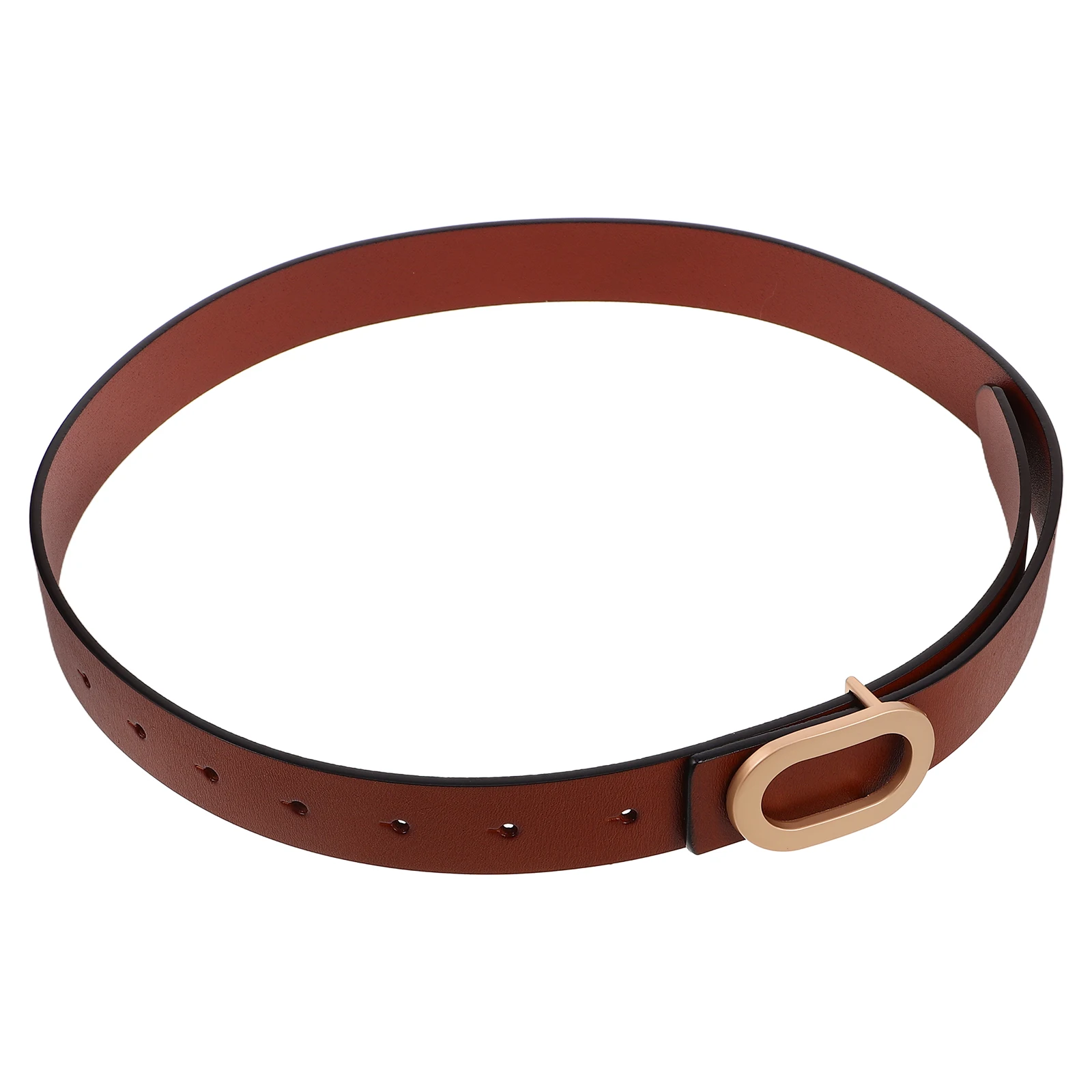 

Women's Belt Adjustable Length Leisure Belt For Men Cowhide Zinc Alloy Dress Buckle Trendy Fashion Casual