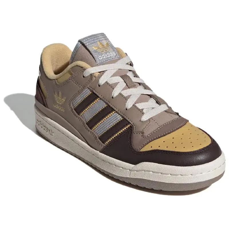 Adidas Originals FORUM Skateboard Shoes Unisex Low-Top Brown Sneakers shoes JH9595