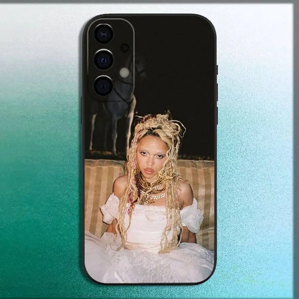 FKA Singer T-Twigs Phone Case For Samsung Galaxy A73,72,71,A52,51,40,41,A22,A32,31,A13,12,Note20 Soft Black Shell