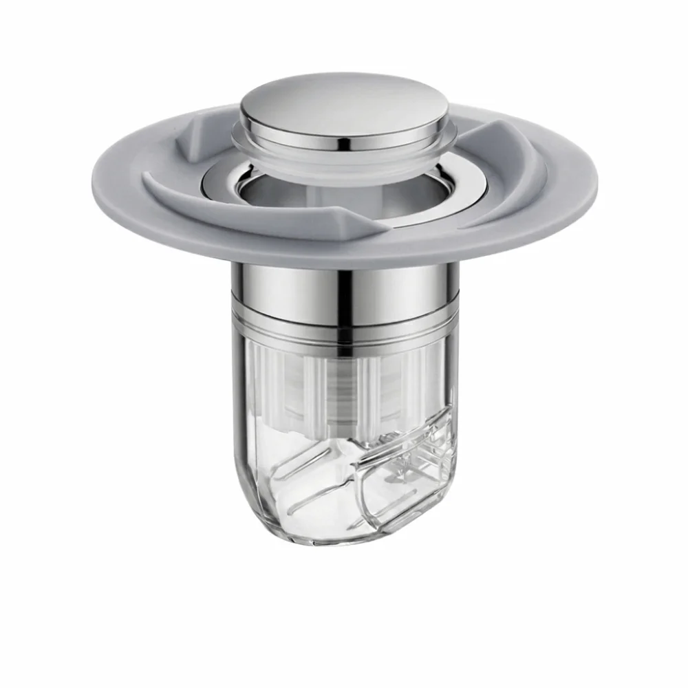 Sink Accessories Magnetic Floor Drain Core Universal Vortex Flow Drain Valve Insect Proof Anti-Clog Strainer Plug Sink