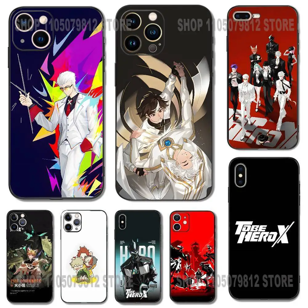 

To Be Hero X Phone Case For iPhone 17 16,15,14,13,12,11,Pro,XS,Max,XR,Plus,Mini Soft Silicone Black Shockproof