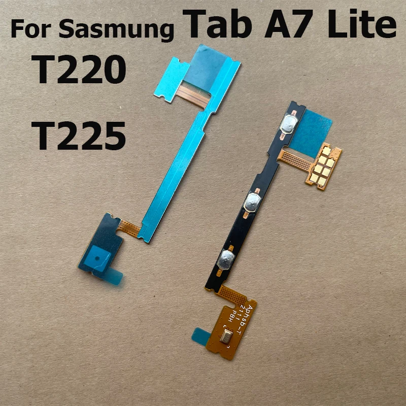 For Samsung Galaxy Tab A7 Lite T220 T225 Power On Off Switch Volume Side Button Flex Cable Repair Parts