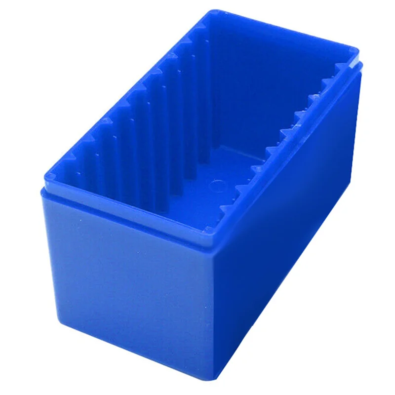 WORTHOWN-6X Square Plastic 10 Coin Capacity Holder Slab Storage Box Case Fit For PCCB NGC PCGS