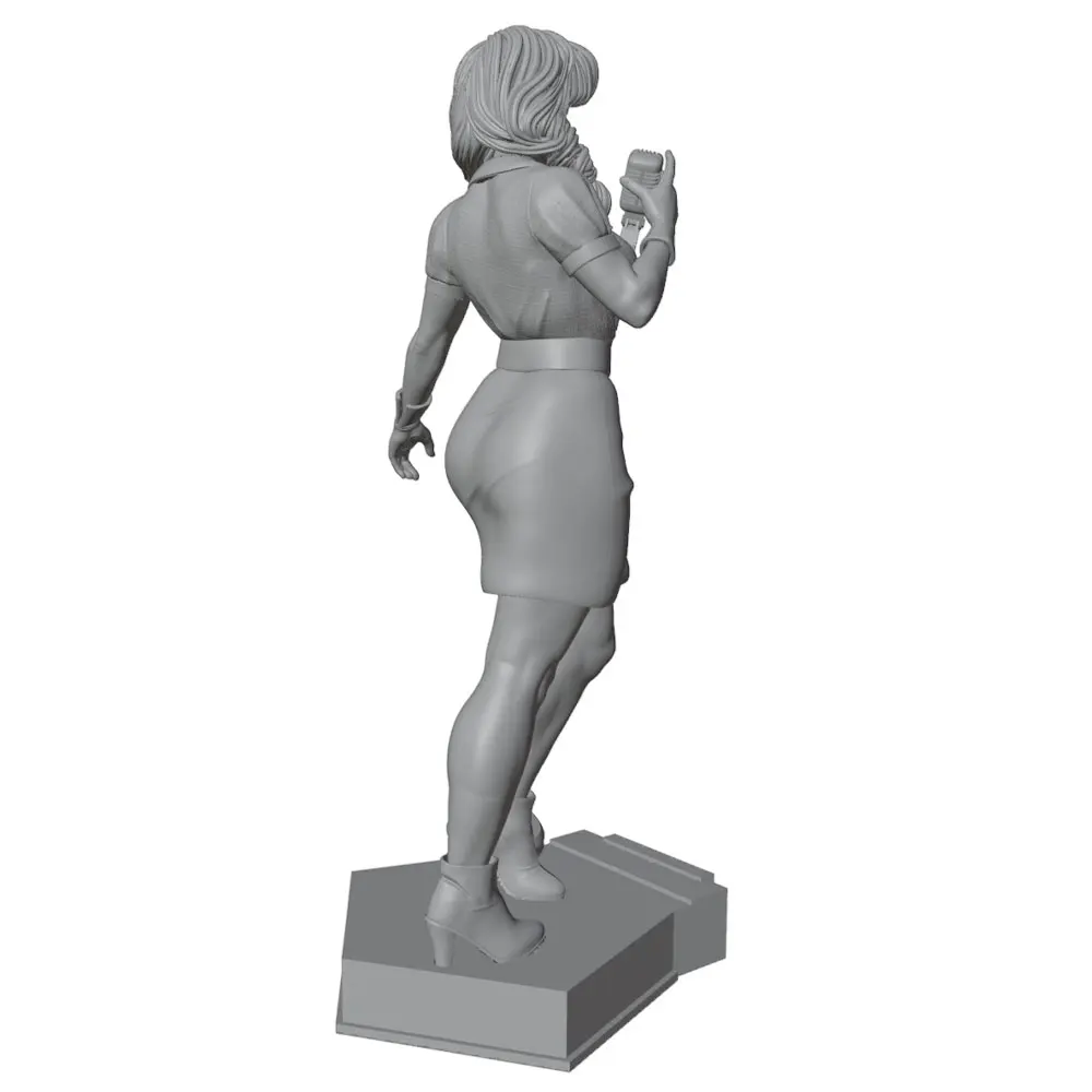 Figura resina sin pintar 75mm miniatura coleccionismo role - imagen 5