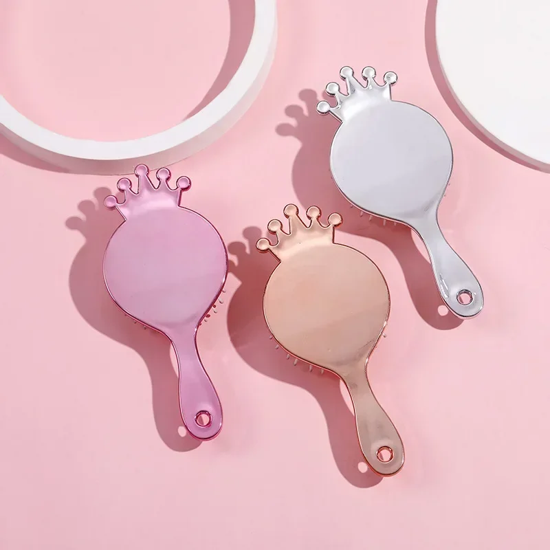 

Crown Pattern Hair Comb Cute Cartoon Air Cushion Massage Combs Hard Hair Brush for Kids Solid Hair Accessories Women's Brushes