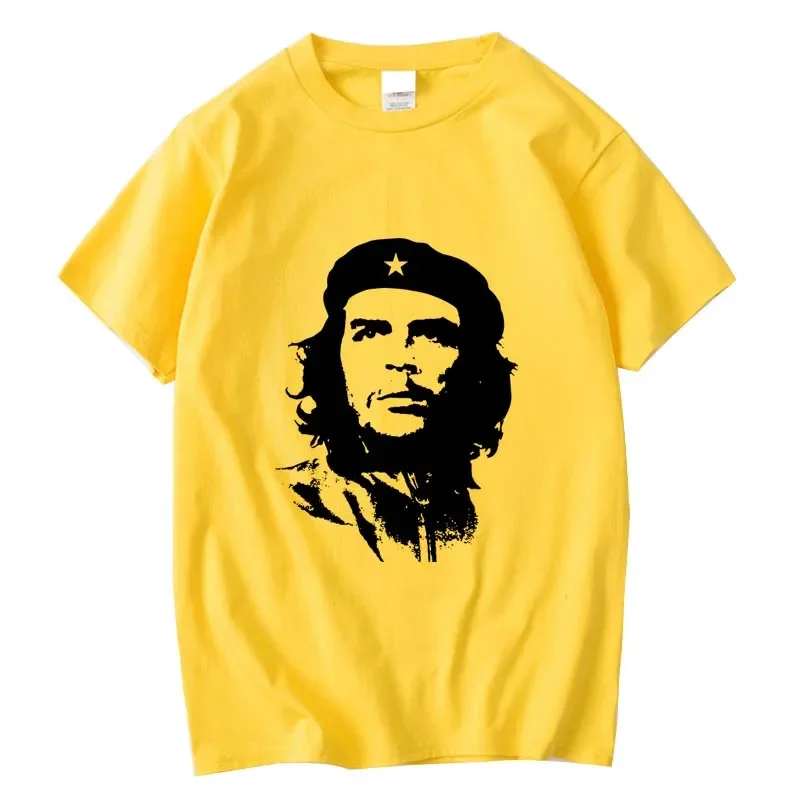 Men High Quality Short Sleeve 100% Cotton Che Guevara Revolution Printed Men T-shirt Casual O-neck Men\'sT-shirt Female Tee Shirt