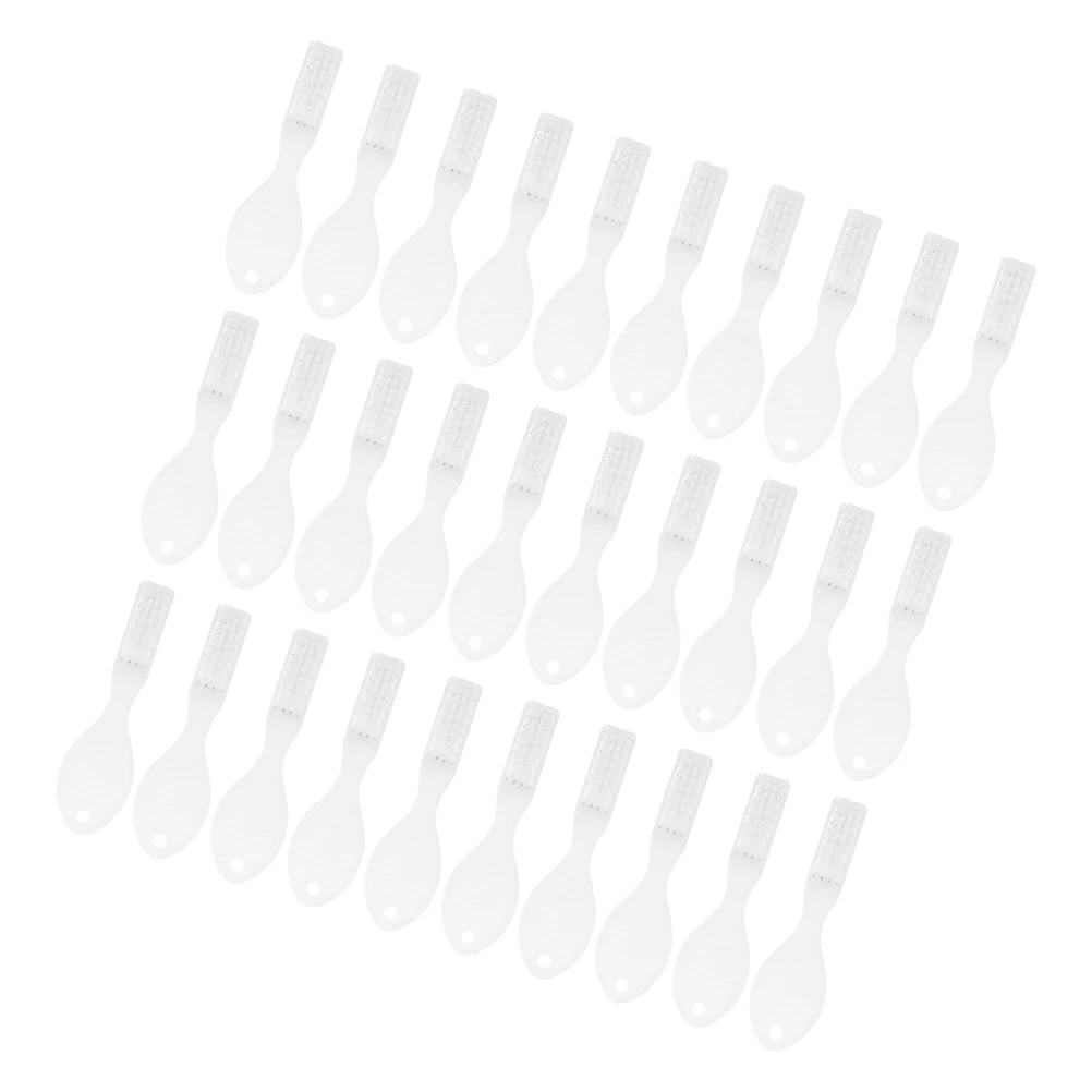 

30Pcs Small Toothbrush Kit Compact Prison Toothbrush with Sturdy Nylon Bristles for Psychiatric Hospitals and Secure Facilities