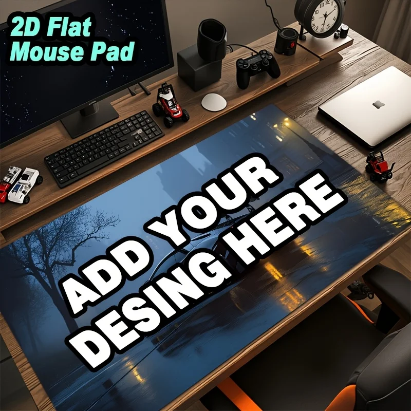 Personalized Custom Photo Mouse Pad Large Desk Mat Non‑Slip Rubber Base Customized Picture Mousepad Unique Birthday Gift