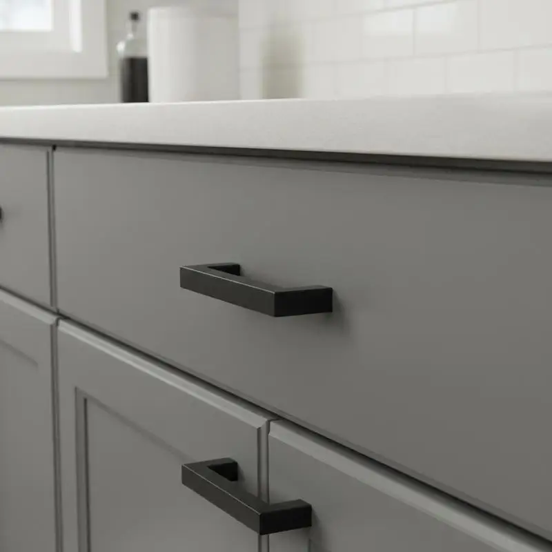 

Free Shipping-Slim Square Drawer Hardware 3.86in/96mm Center to Center For Kitchen Bathroom Bar, 30 Pack Cabinet Door Pulls Mode