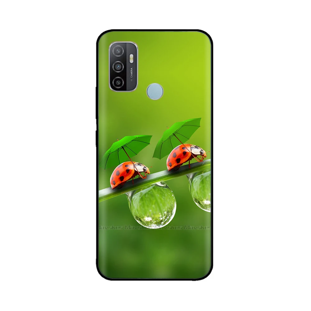 For Oppo A53 Case A53s Soft TPU Phone Back Case for OPPO A53S A32 OPPOA53 A 53 Cases Soft Silicone Bumper Shockproof Shell Cover