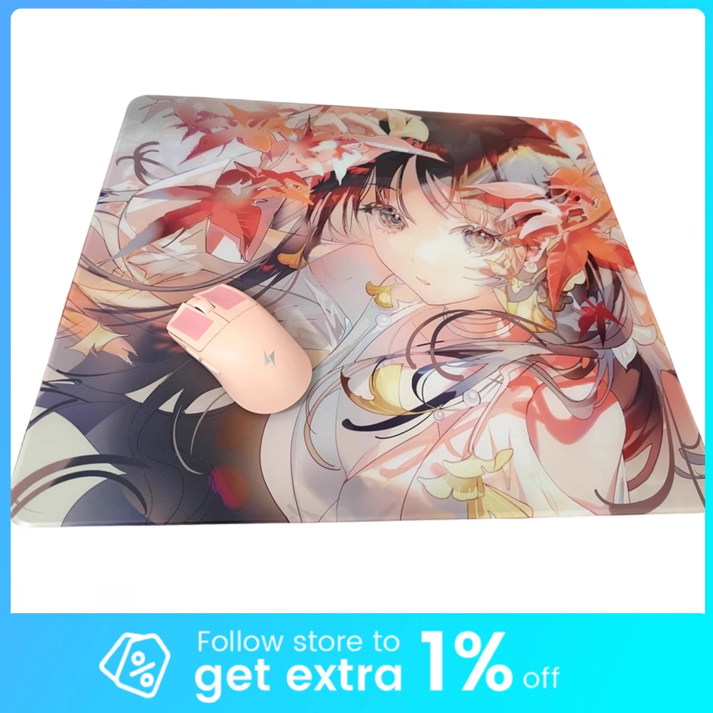 

Special Gear Autumn Whispers Glass Mousepad FPS Speed Mouse Pad Durability Coating Full Coverage PU Primer Glass Mousepads PC