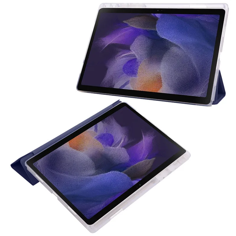 

Чехол для планшета Samsung Tab A8 2021, с держателем для карандашей SM-X200 X205 для Galaxy Tab A 8 A8 10,5 дюймов, чехол для сна, пробуждения