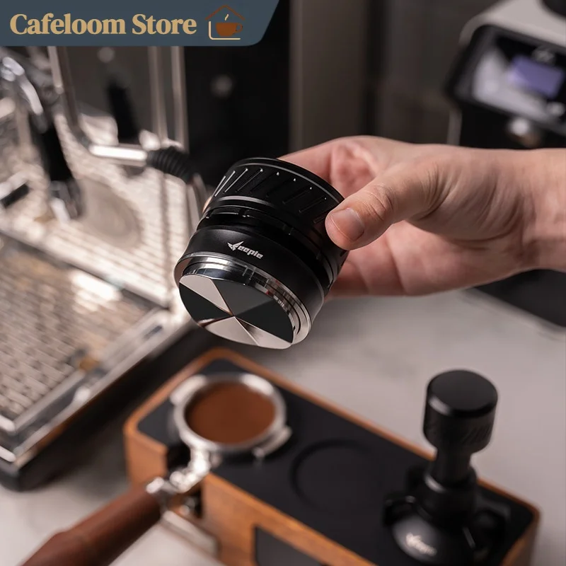 Feepie Thor Dual‑Bearing Gravity Coffee Distributor 58mm Espresso Self‑Gravity Distributor Constant‑Force Impact Coffee Tamper