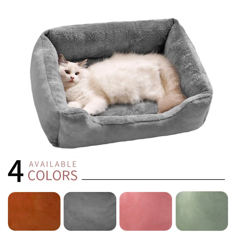 Soft Dog Beds Pets Bed Accessories Kitten Puppy Goods Cat Houses Habitats Basket Supplies Pet Cushions Products cama para perros