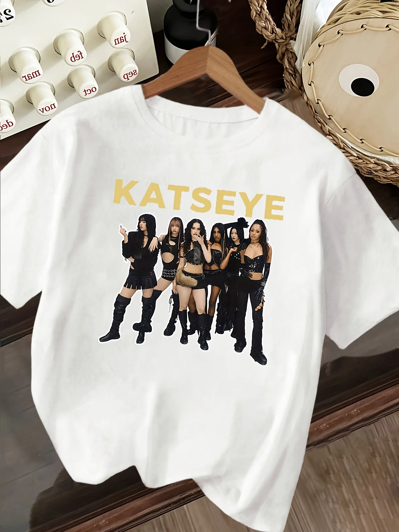aylor's Fiancé Girl Group Graphic Lisa Avatar Kids Teen Cotton T-Shirt with Katseyes Pattern Shirts Casual Short Sleeve Cre