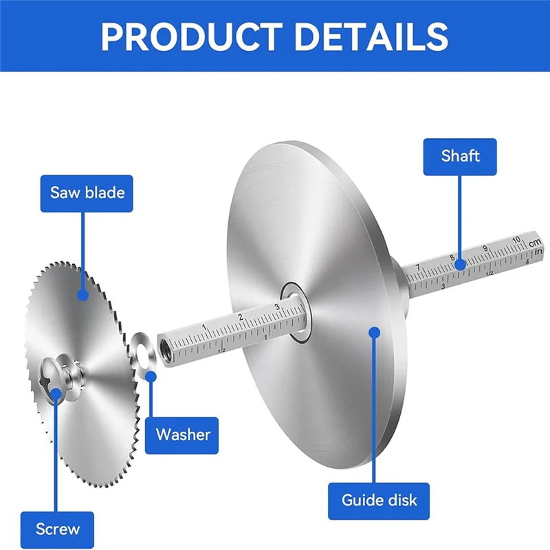 ภายในเครื่องตัดท่อสําหรับเครื่องตัดท่อ PVC เครื่องมือ-ปรับความลึก,6 ชิ้นฟันเลื่อยใบมีด 0.32In Hex Key Shaft