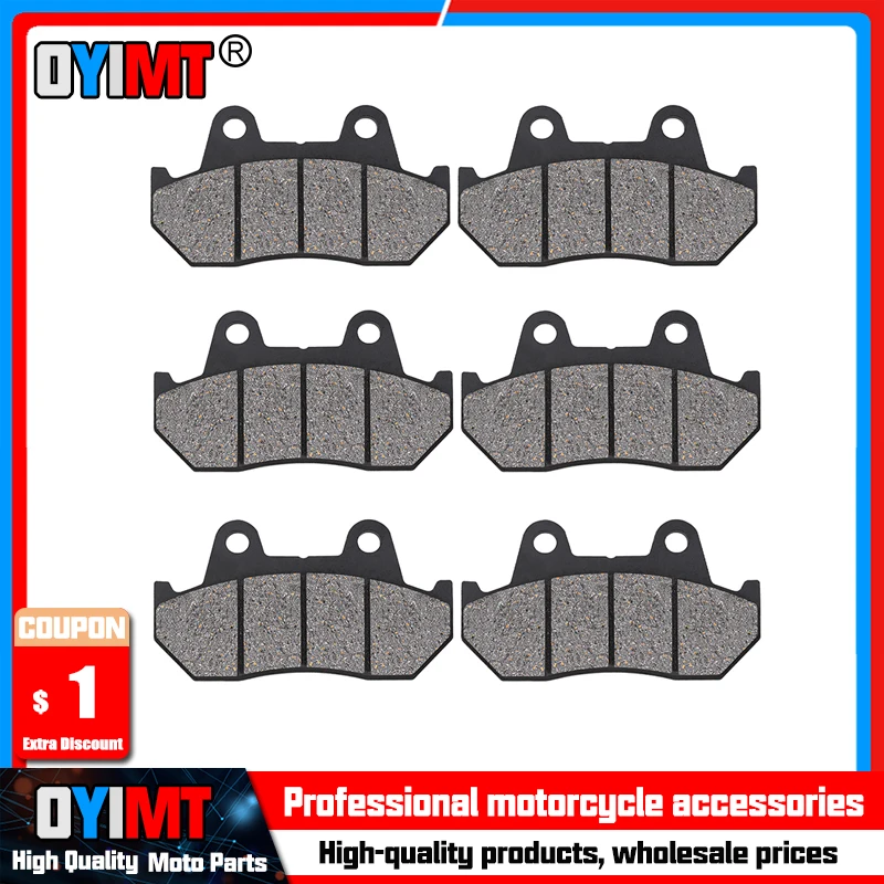 

Motorcycle Front and Rear Brake Pads for HONDA GL 1200 GL1200 Goldwing 1200 1984 1985 1986 1987