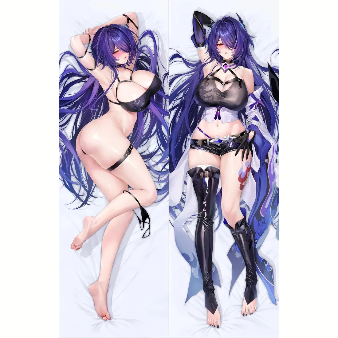 

Anime Honkai: Star Rail Acheron Cosplay Dakimakura Hing Body Pillow Case Otaku Pillowcase Cushion Cover Bedding Gifts