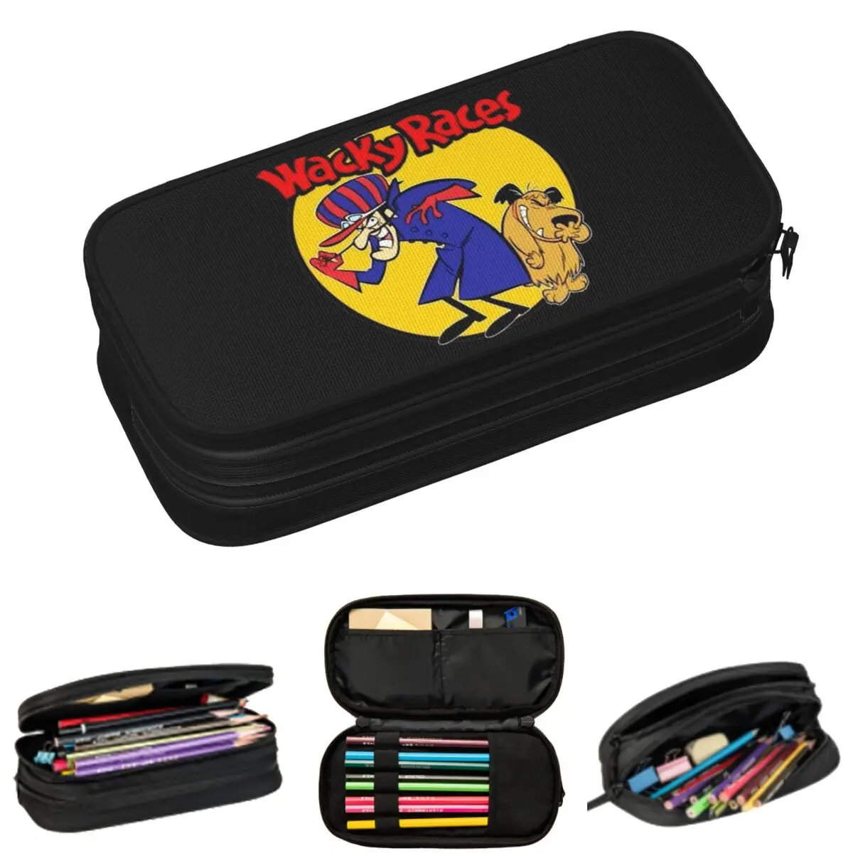 

Самые важные пеналы с мультяшными персонажами Muttley для школьников, школьные пеналы-коробки, пеналы-сумки, пеналы с большим объемом для хранения