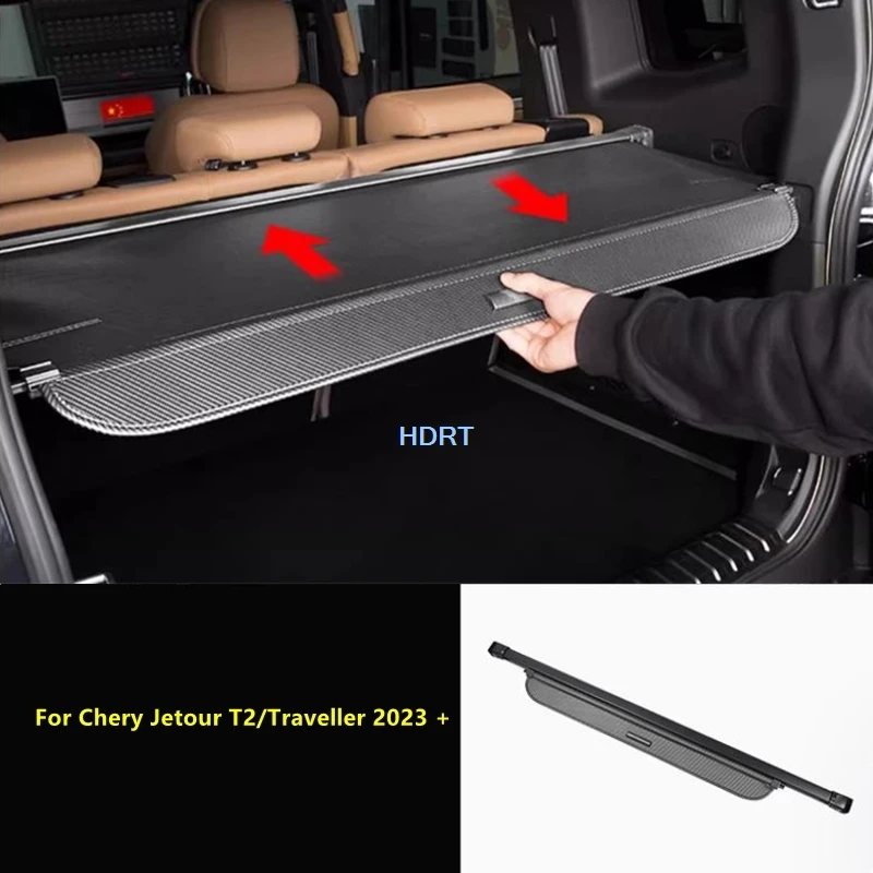 Auto Styling Hinten Schwanz Stamm Vorhang Partition Platte Abdeckung Schutz Dekoration Zubehör Für Chery Jetour T2/Reise 2023 +