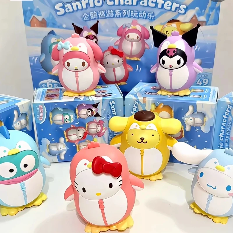 

Sanrio Penguin Tour Series Playfun Blind Box Dolls Mysterious Boxes Cute Children's Toys Trendy Decorative Items Decorative Gift