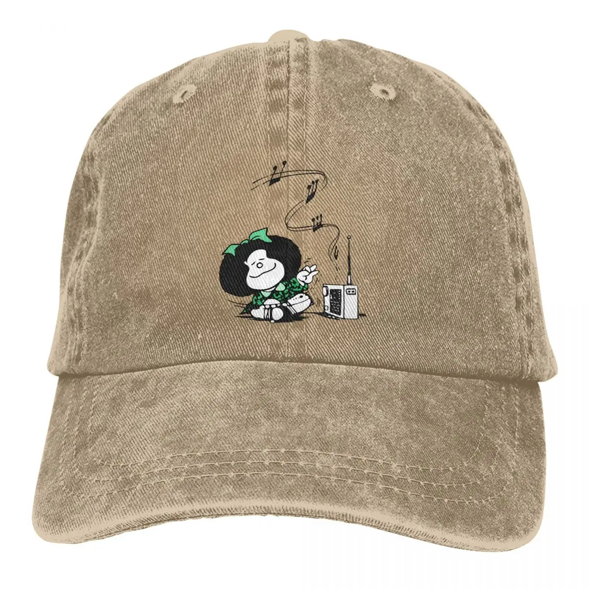 Music Mafalda Retro Baseball Hat Cotton Sun Protaction Caps Unisex Casual Golf Hats