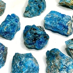 100g/200g Raw Blue Apatite Crystal Natural Crystal Rough Stone For Aquarium Decor