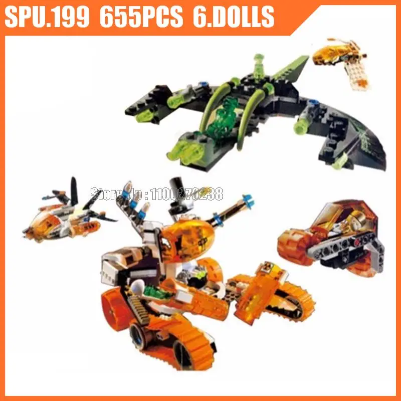 655pcs Space Mars Mission Mt-101 Armoured Drilling 7699 Building Block Toy Kids