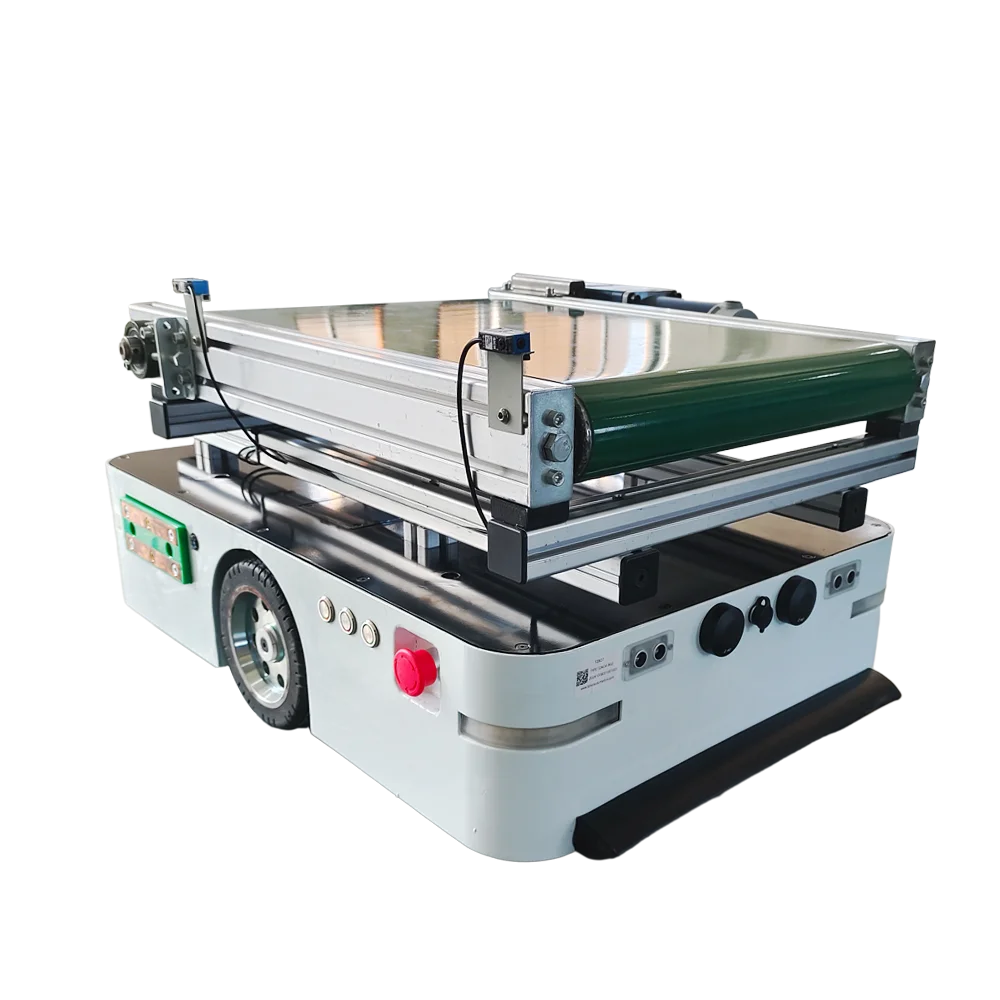 200kg Rugged AGV with Laser SLAM Navigation, Steel Frame for Factory & Farm Automation