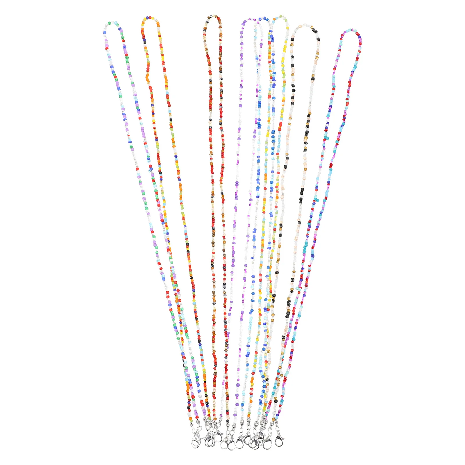 

8Pcs Glasses Chains Creative Universal Neck Hanging Eyeglass Holder Lanyards Non-Slip Ropes for Sunglasses Reading Glasses