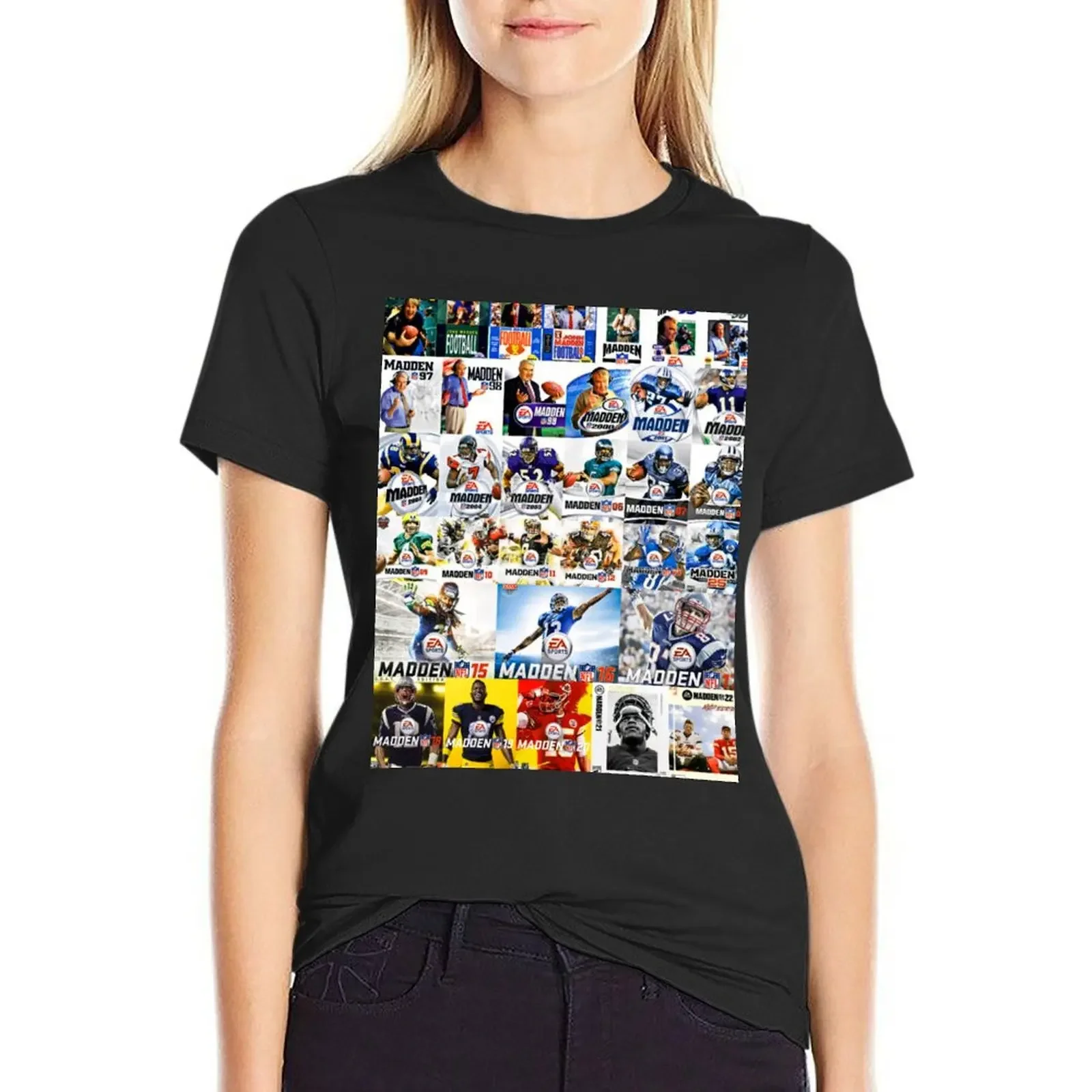 

John Madden T-Shirt tees oversized lady clothes summer clothes t shirt Women