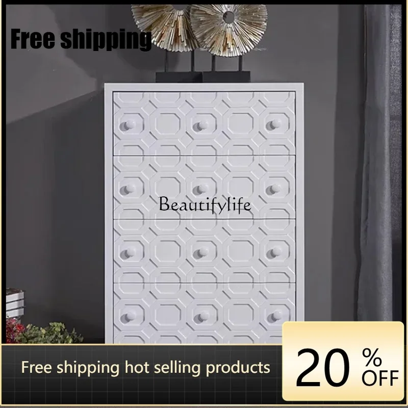 JJ Simple Style Bedroom Storage Locker Post-Modern Affordable Luxury Style Decoration Chest of DrawerL