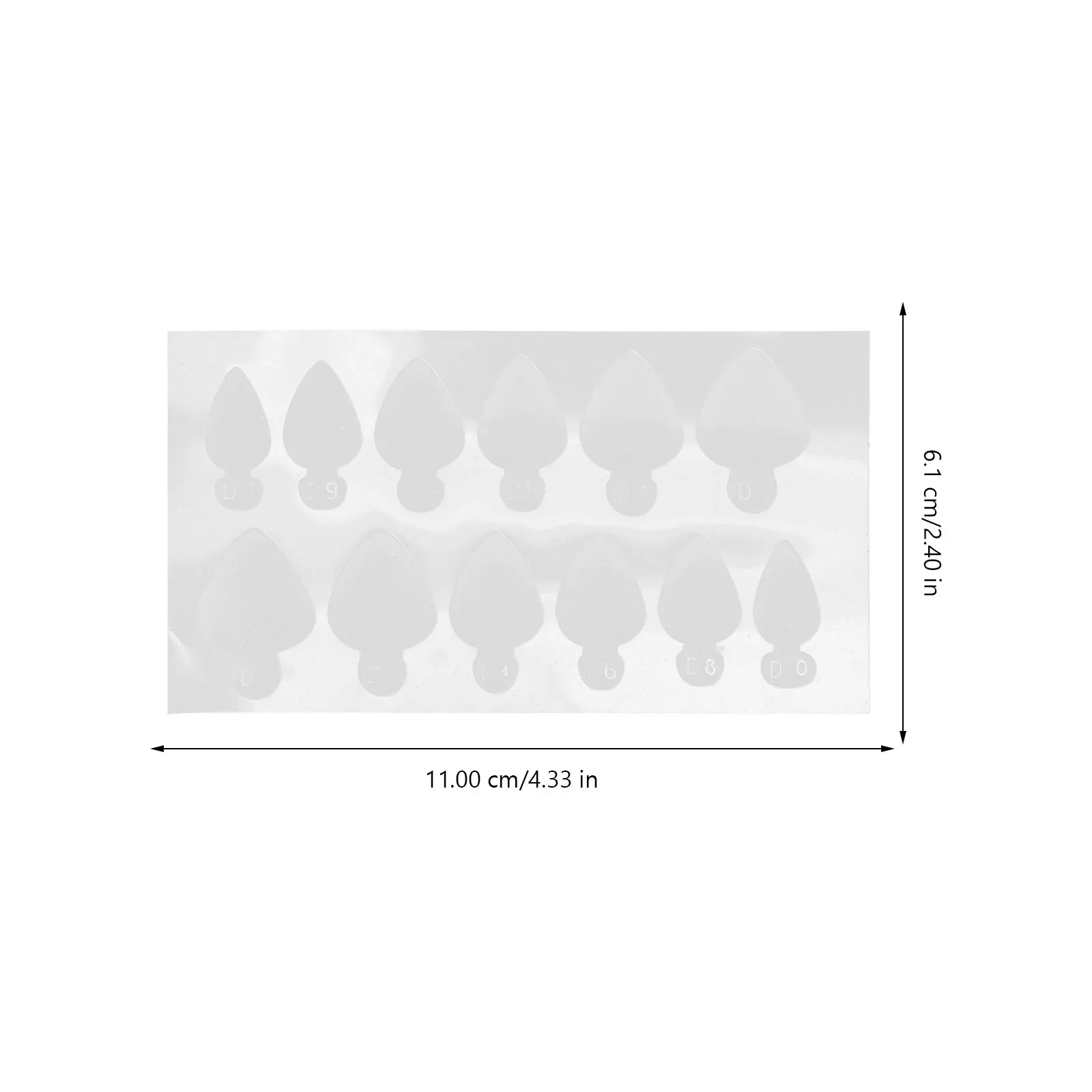 5 Sheets Self-Adhesive Nail Form Stickers French Tip Guide for Fashionable DIY Manicure Crystal Nail Art Decorations Supplies