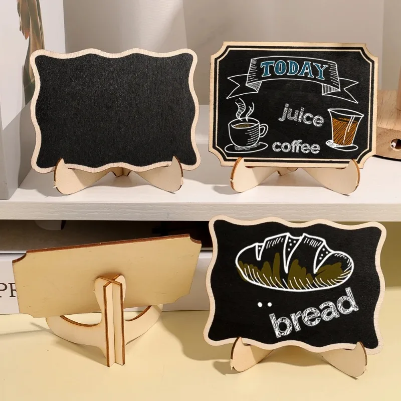 10/5/1Pack Mini Chalkboards Reusable Chalkboards Wooden Blackboard for Weddings Birthday Parties Message Board Signs Decoration