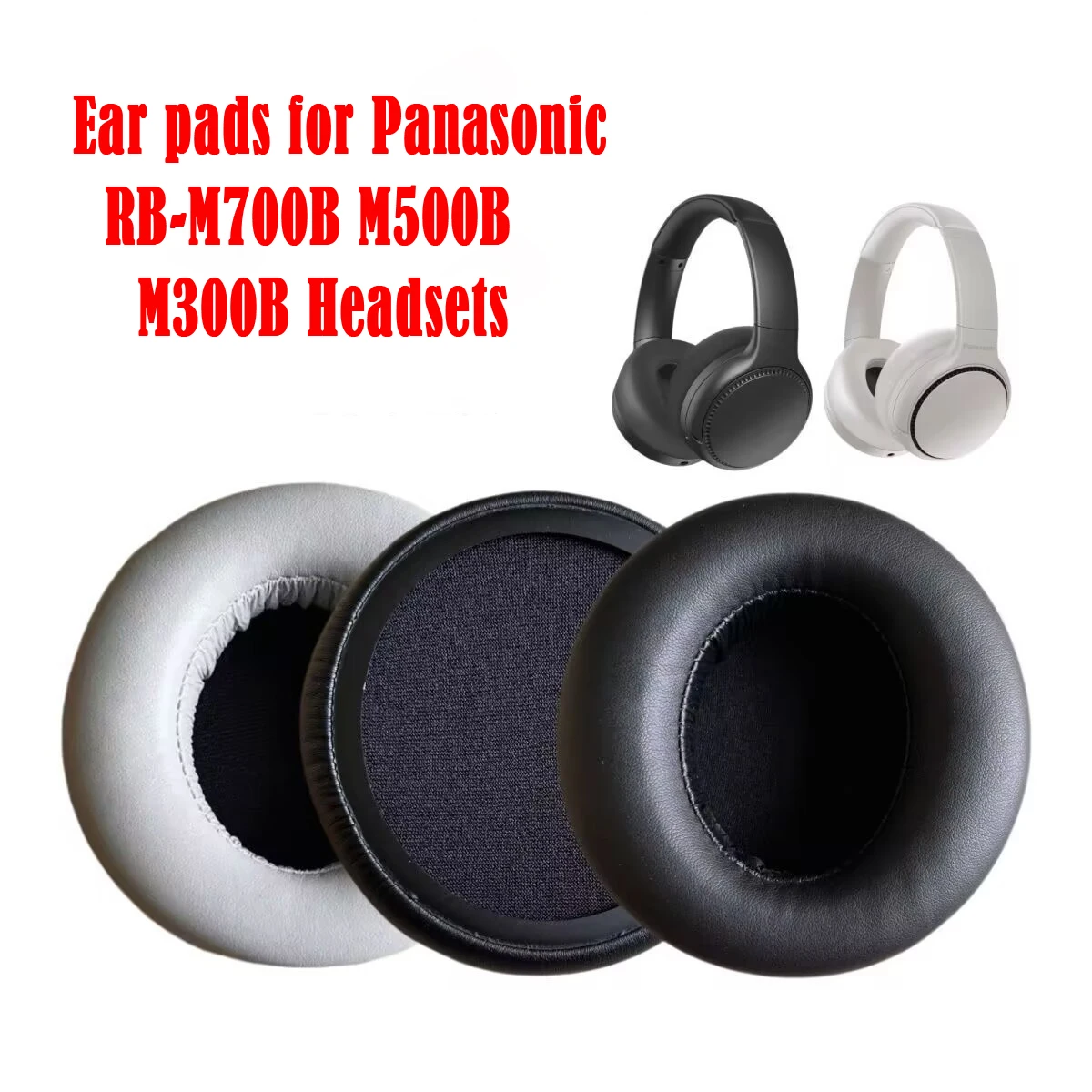 Комфортные амбушюры из пены с эффектом памяти, амбушюры для Panasonic RB-M700B M500B M300B, подушечки для наушников, амбушюры для расширенного ношения